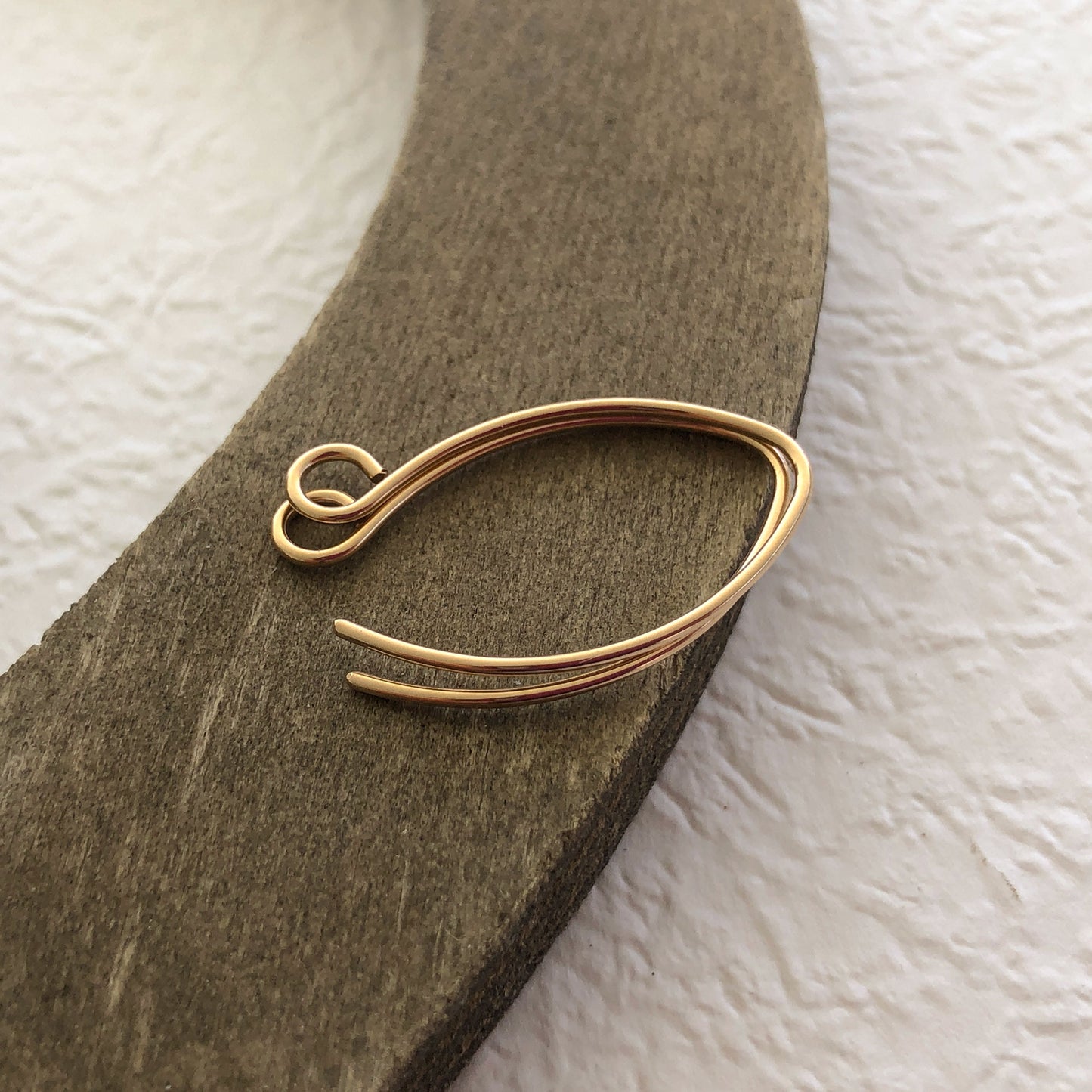 Gold Filled Almond Ear Wires