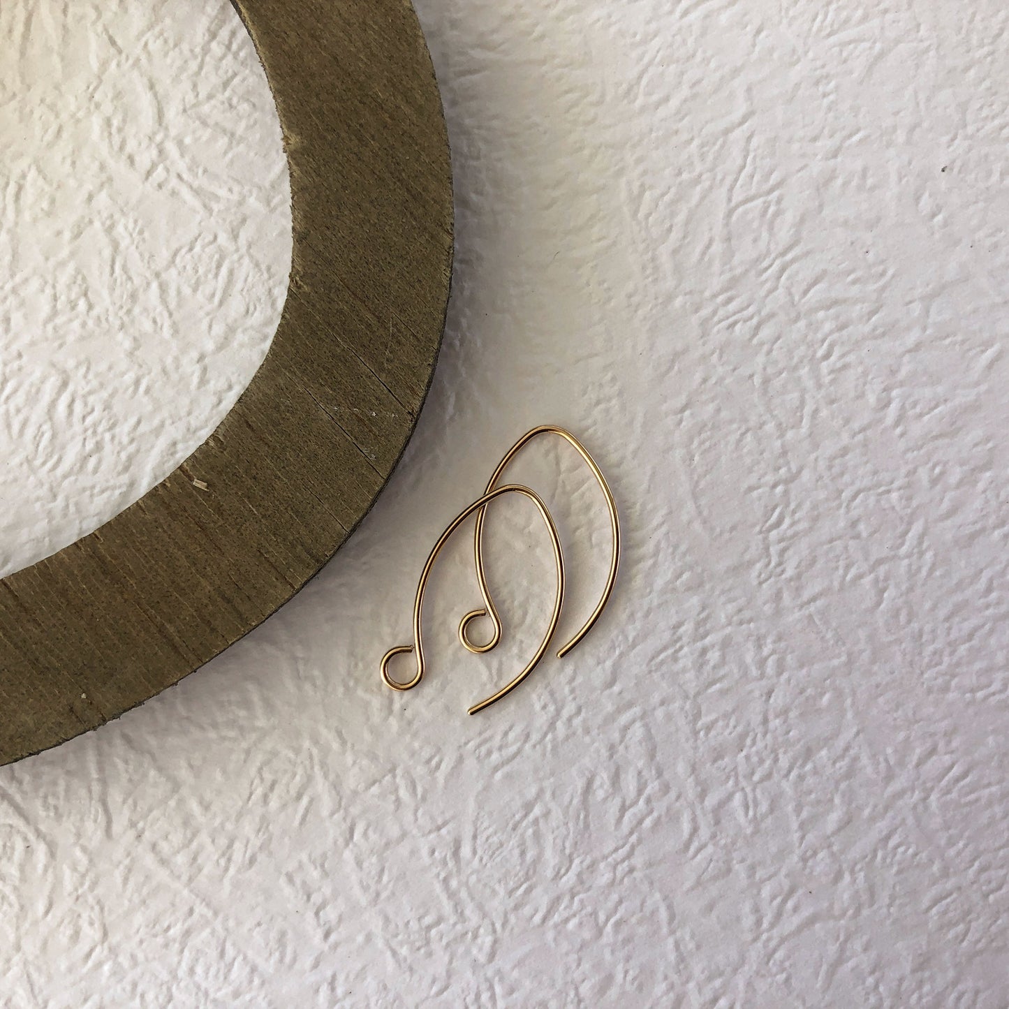 Gold Filled Almond Ear Wires