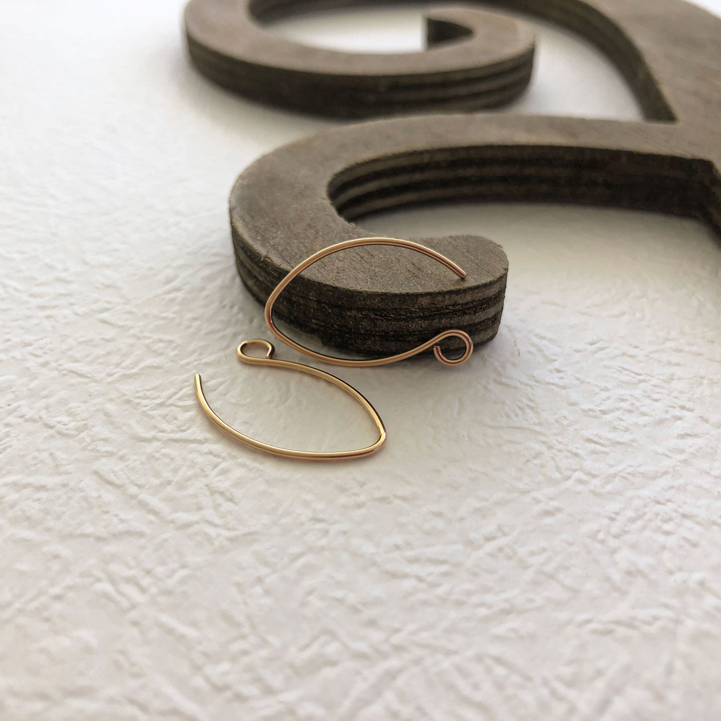 Gold Filled Almond Ear Wires