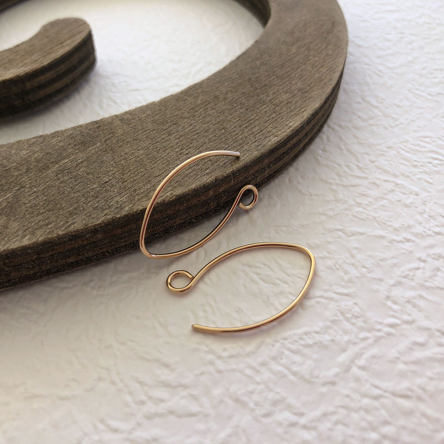 Gold Filled Almond Ear Wires