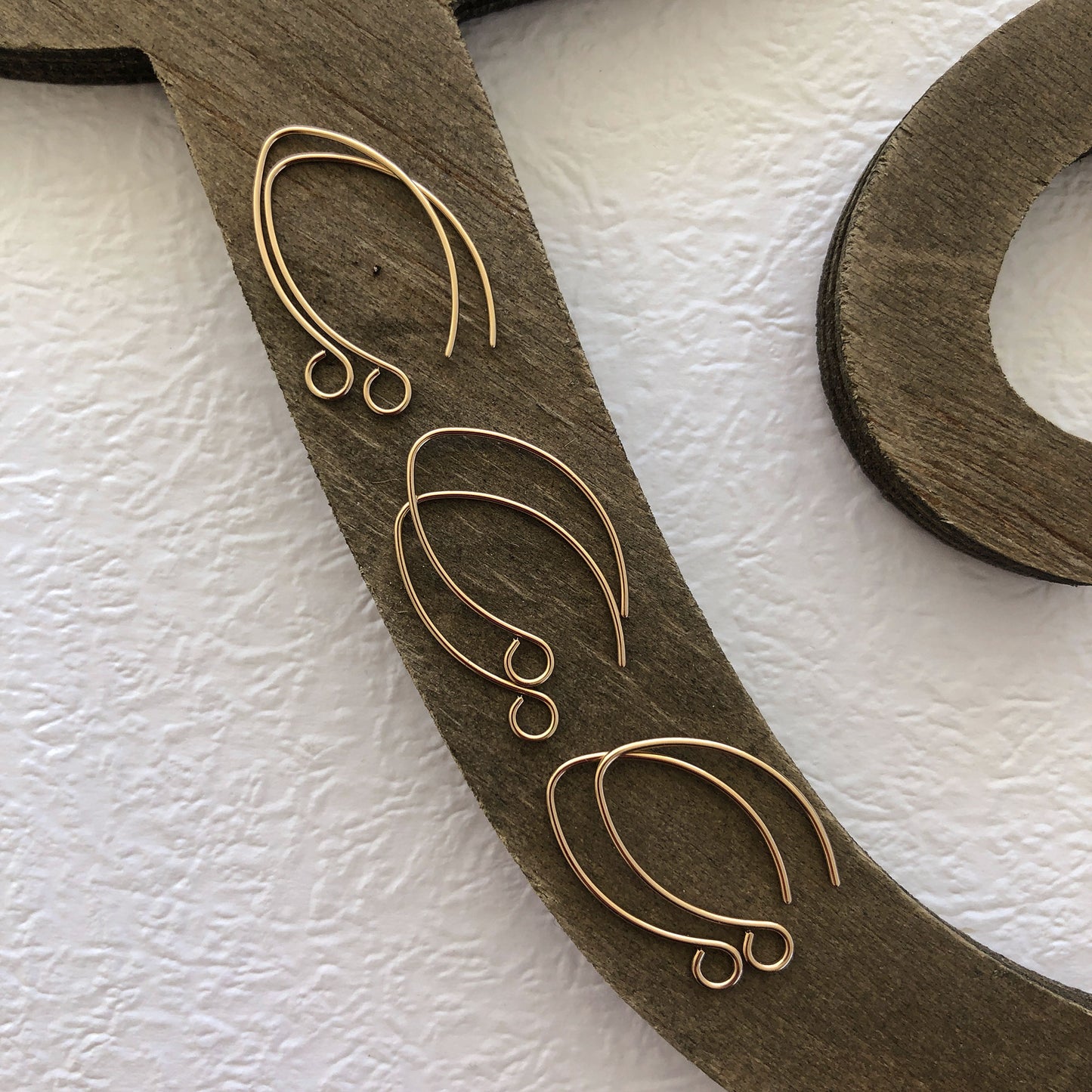 Gold Filled Almond Ear Wires