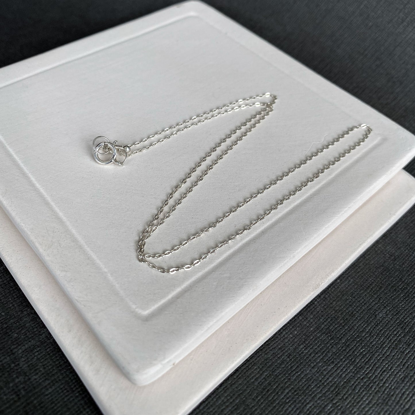 Elegant and dainty sterling silver chain, a must-have for jewelry lovers