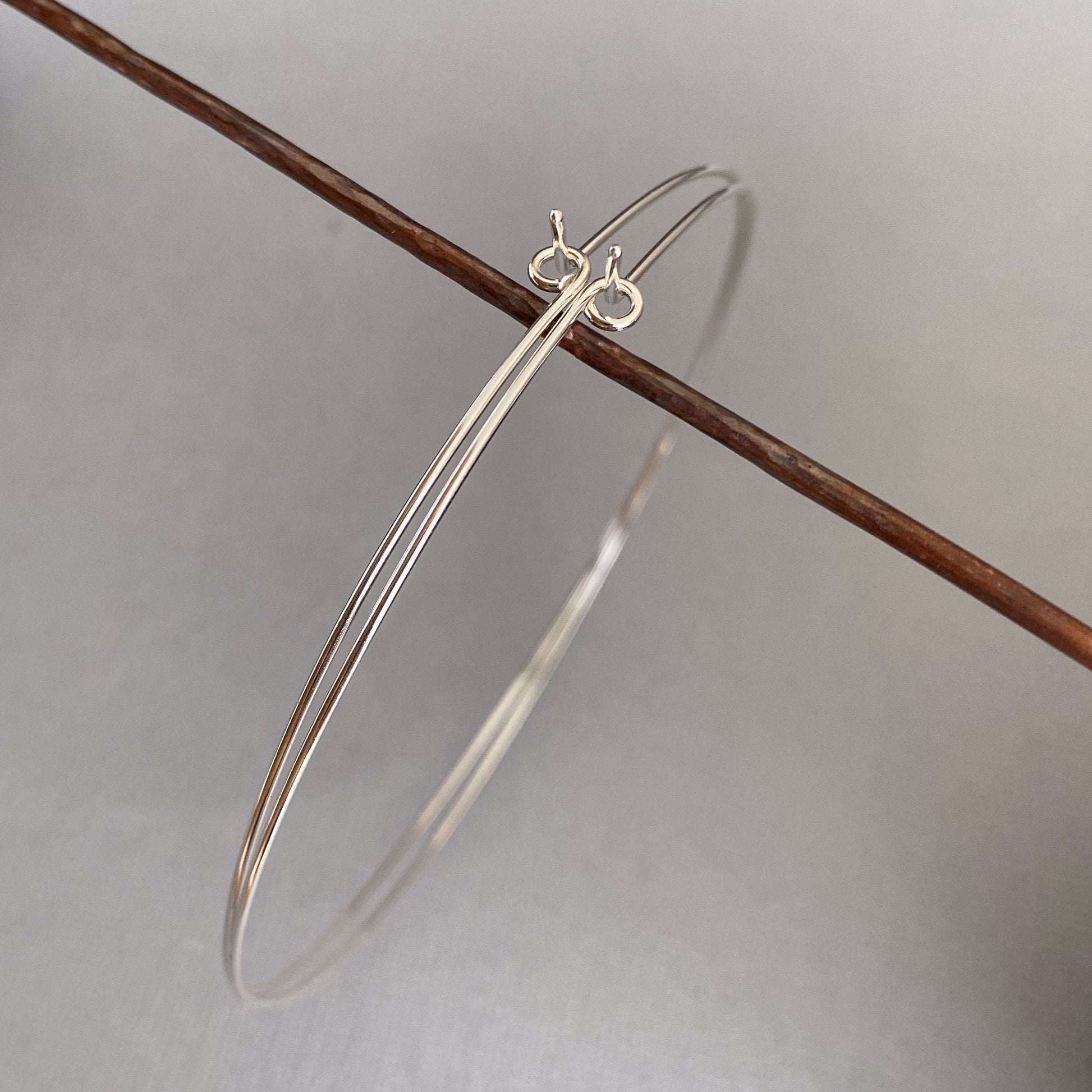3-inch sterling silver hoops—bold, lightweight, and perfect for statement-making style.