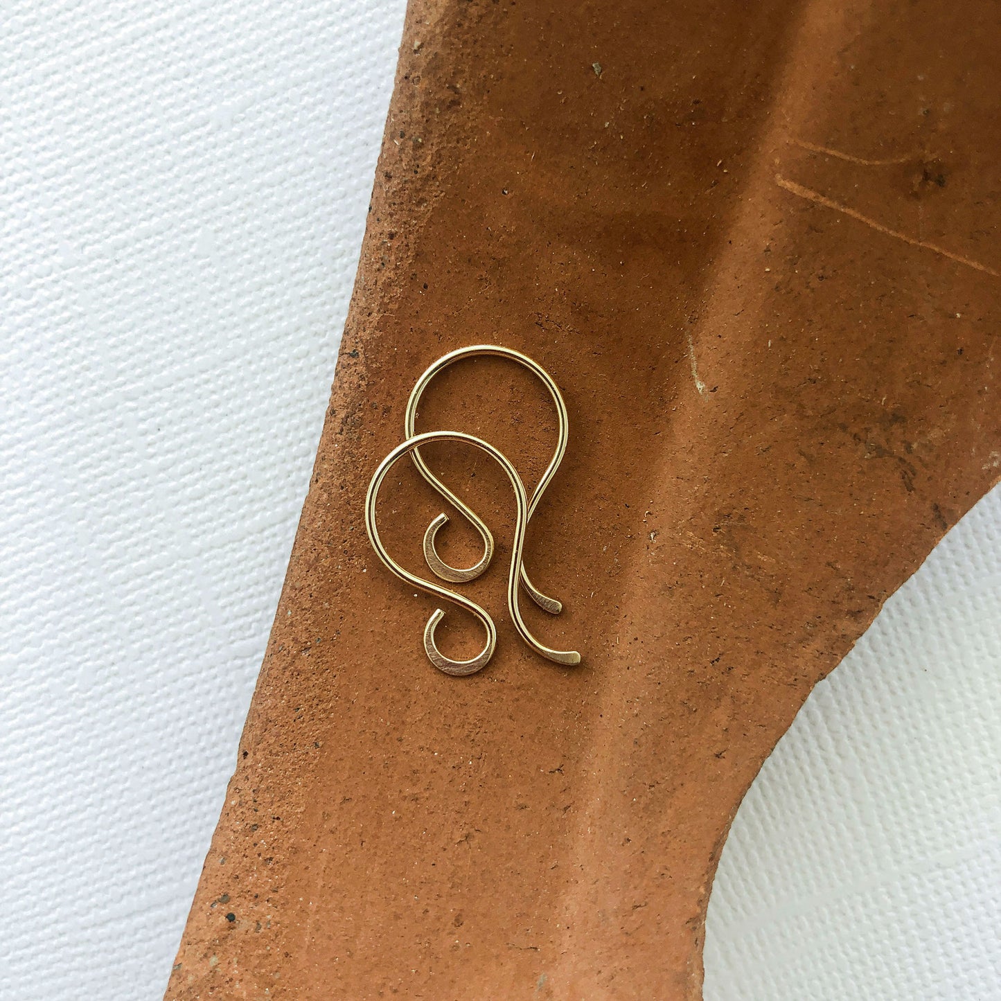 14k yellow gold french ear wire