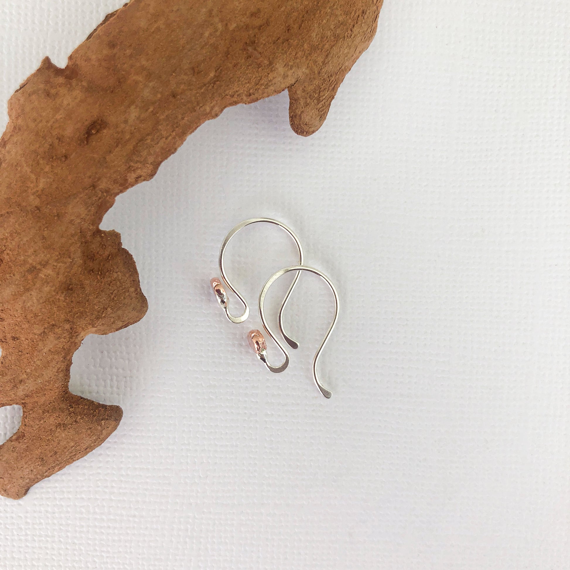 mixed metal short earring wires for jewelry making