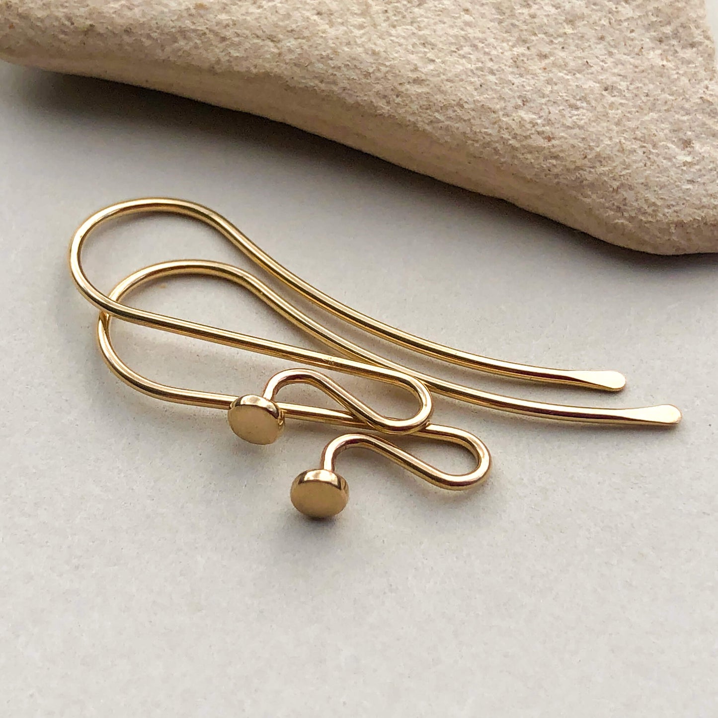 Handmade Gold hooks