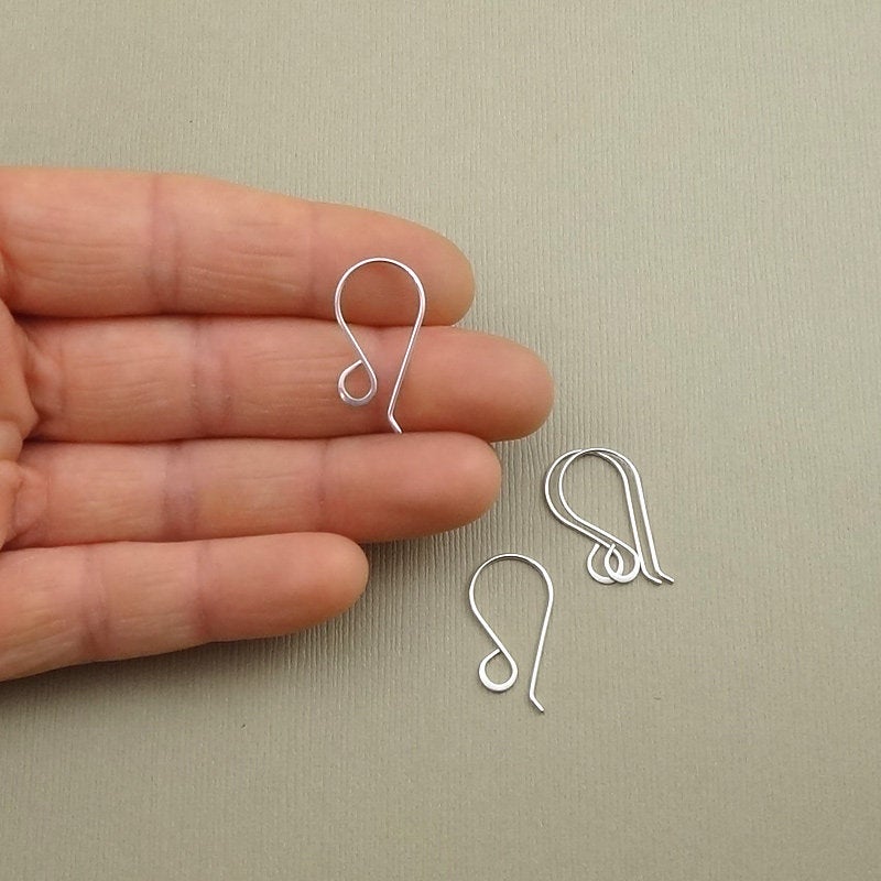 Sterling Silver Small Teardrop Ear Wires
