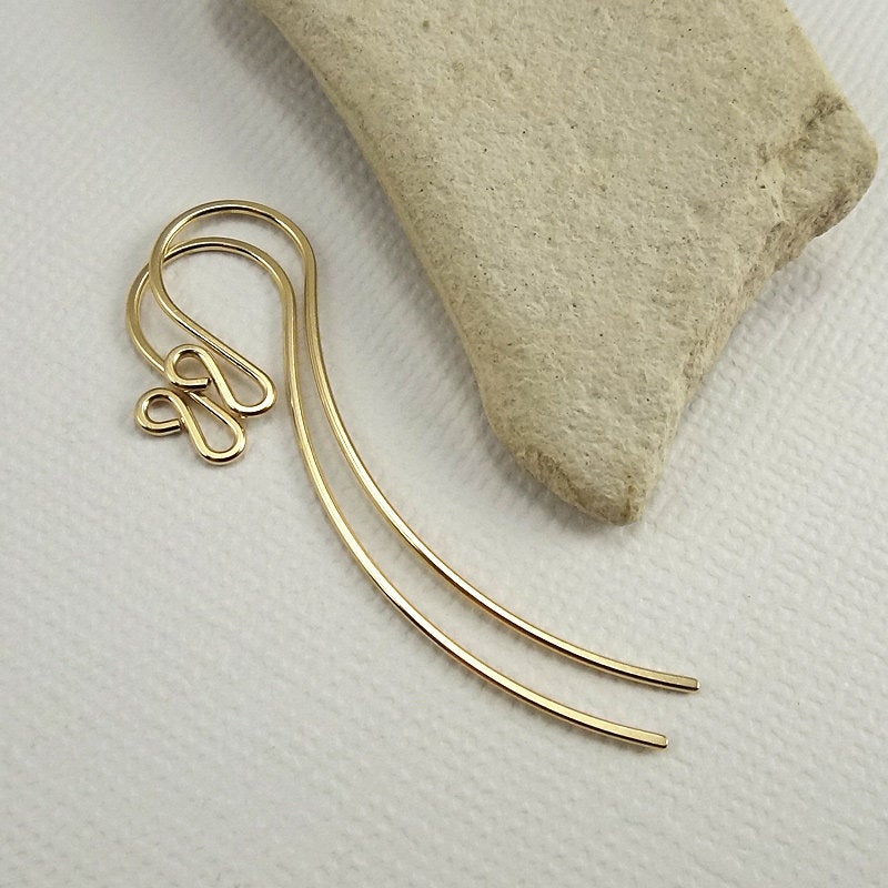 Gold Filled Long Shepherds Ear wires