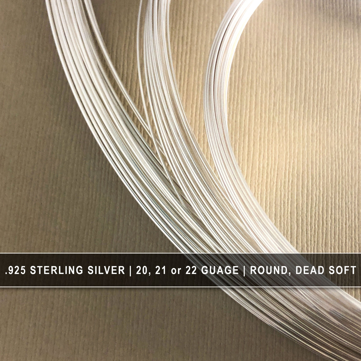 2 Gauge Half Round Dead Soft .925 Sterling Silver Wire: Wire