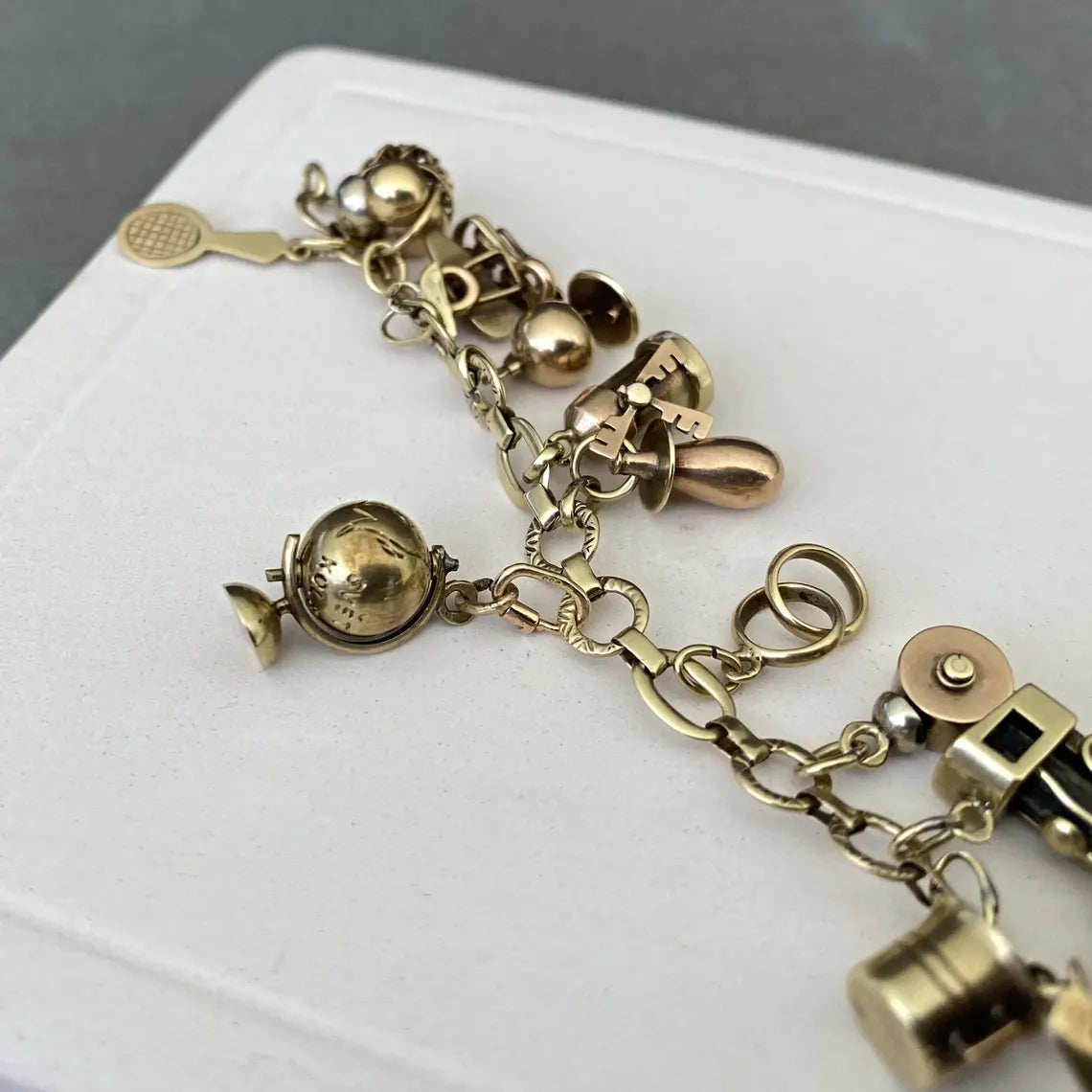 14K Solid Gold Link Lock Jump Ring - Solder-Free