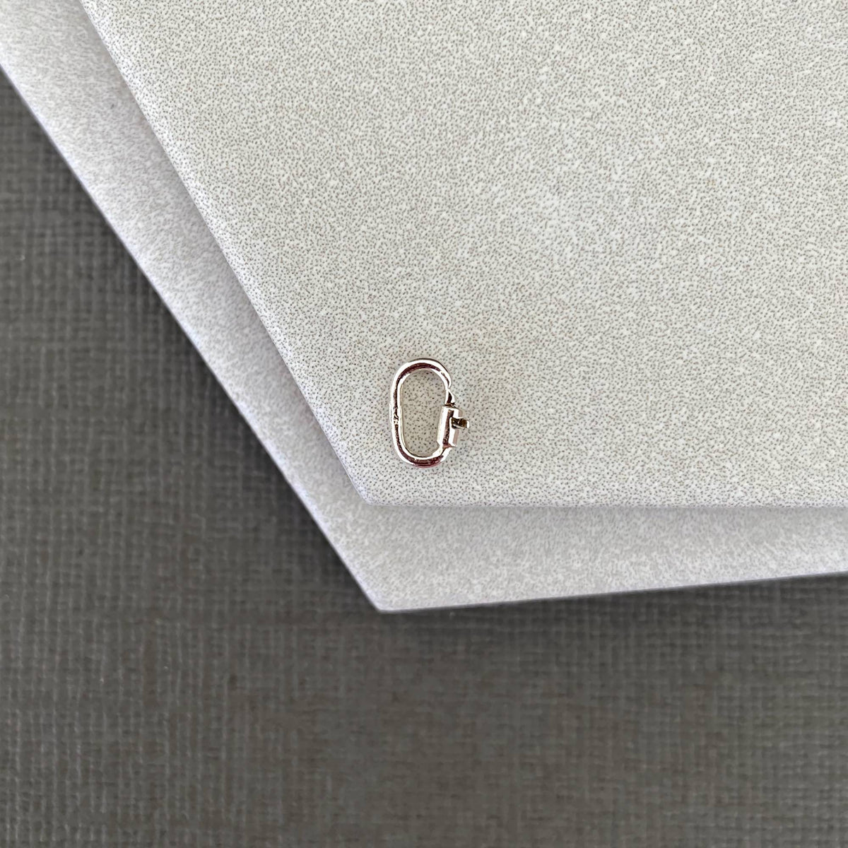 Sterling silver link lock jump ring jewelry finding