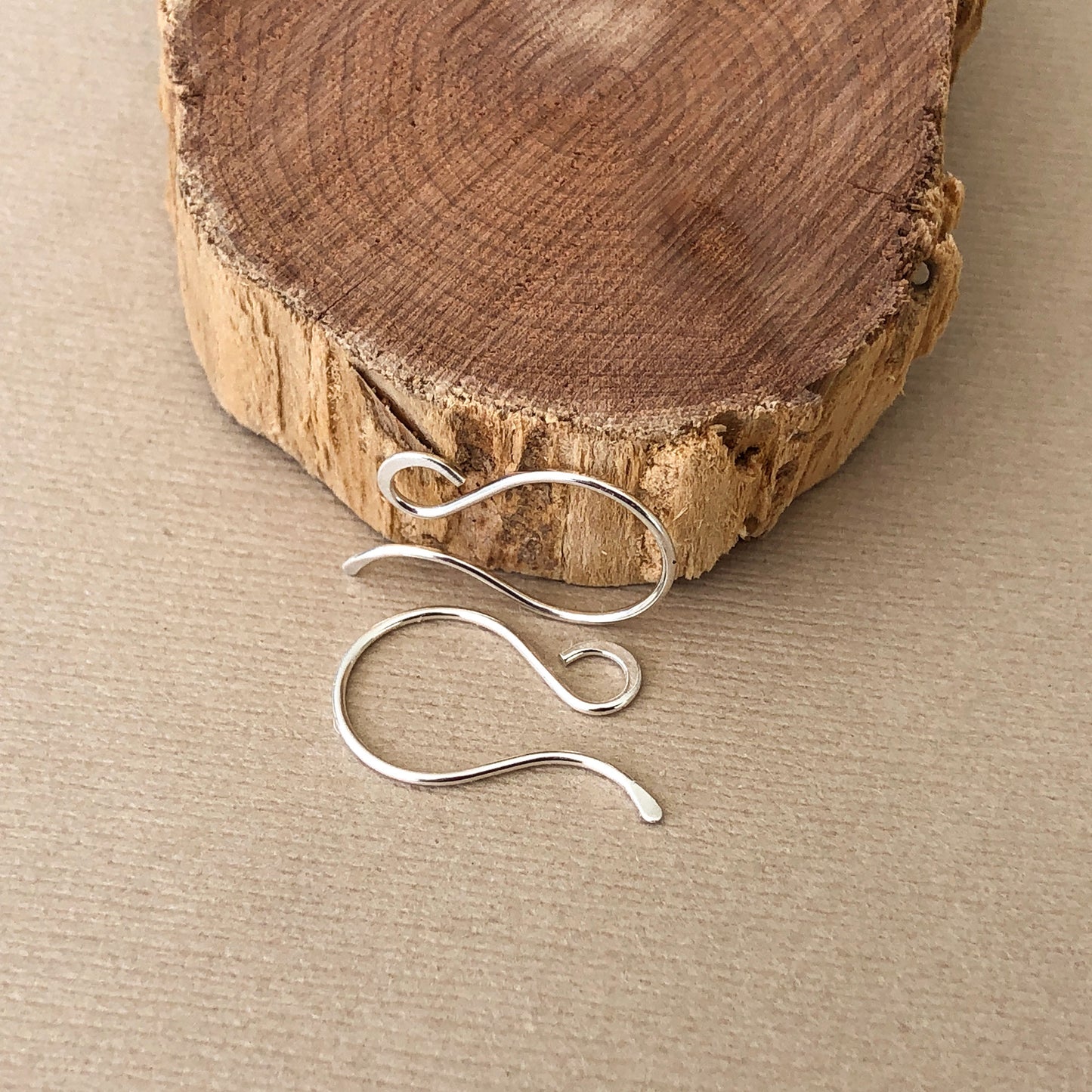 fish hook silver hypoallergenic .925 sterling silver