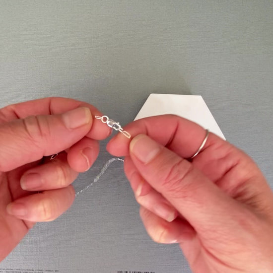 video of sterling silver paperclip chain