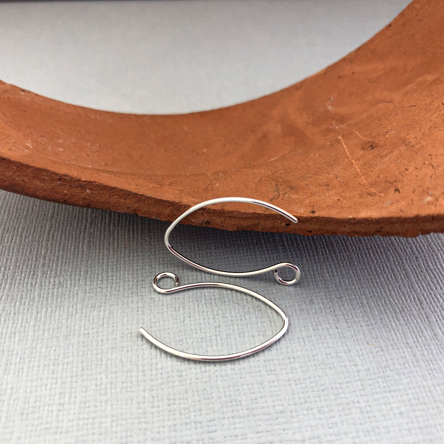 Sterling Silver Almond Earwires