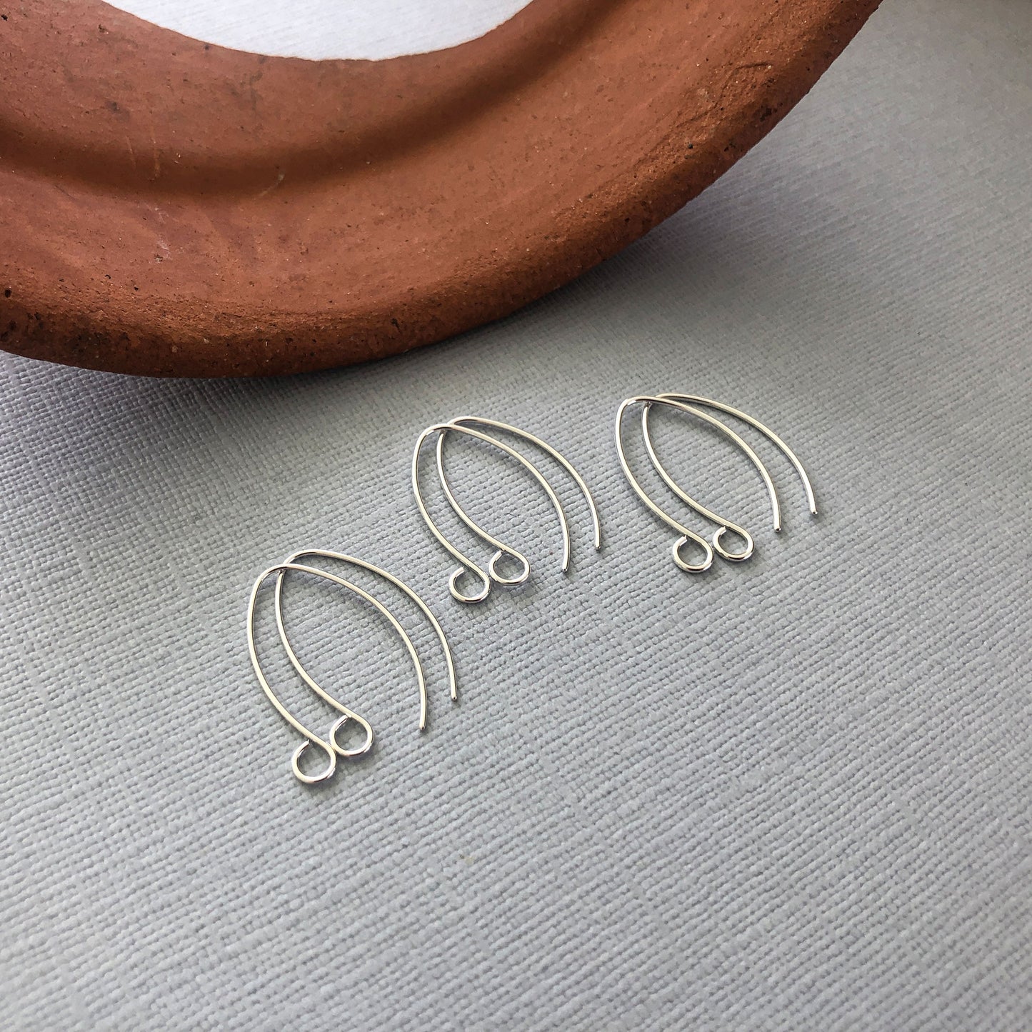 Sterling Silver Almond Earwires