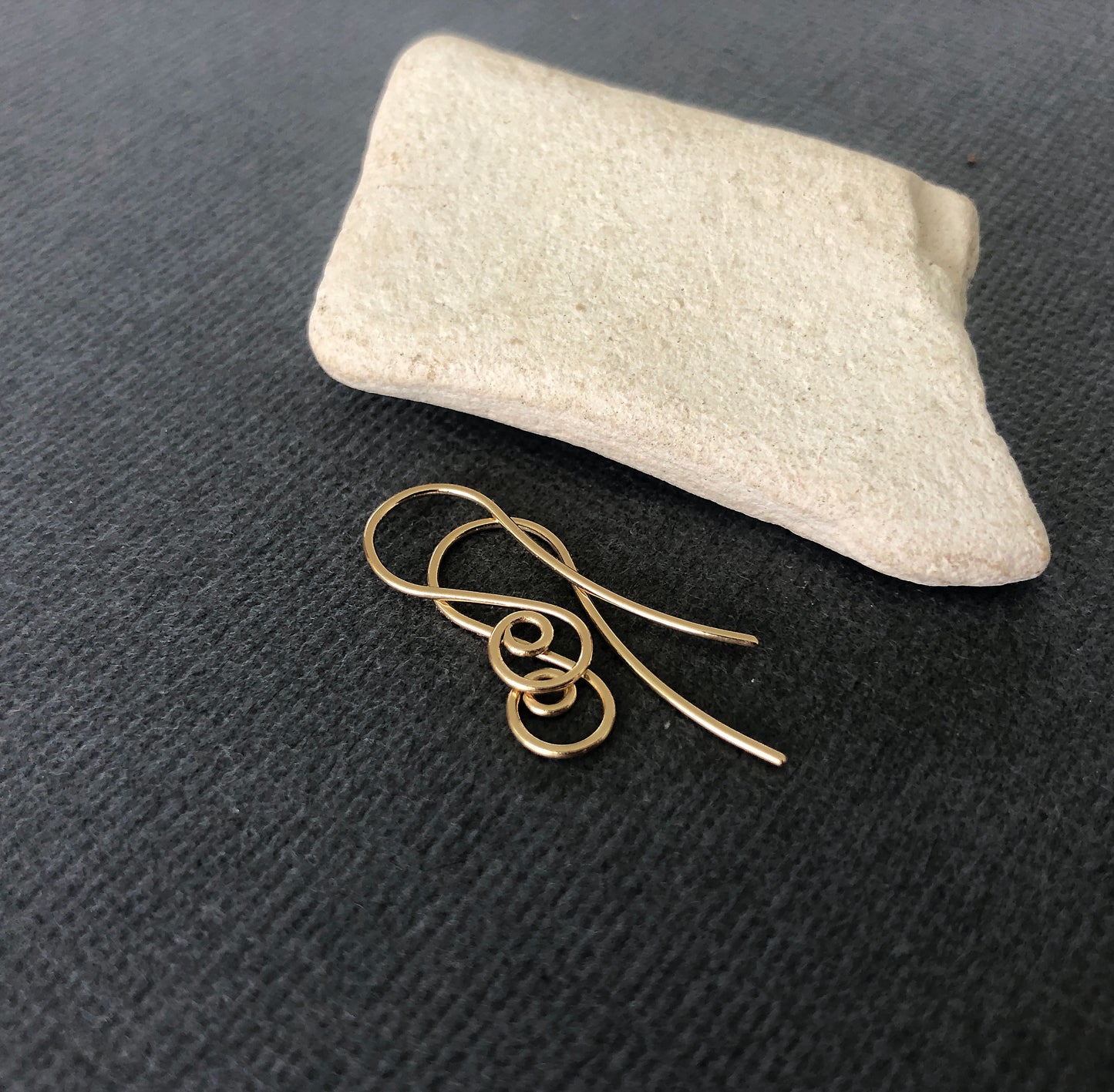 14k real gold ear hooks