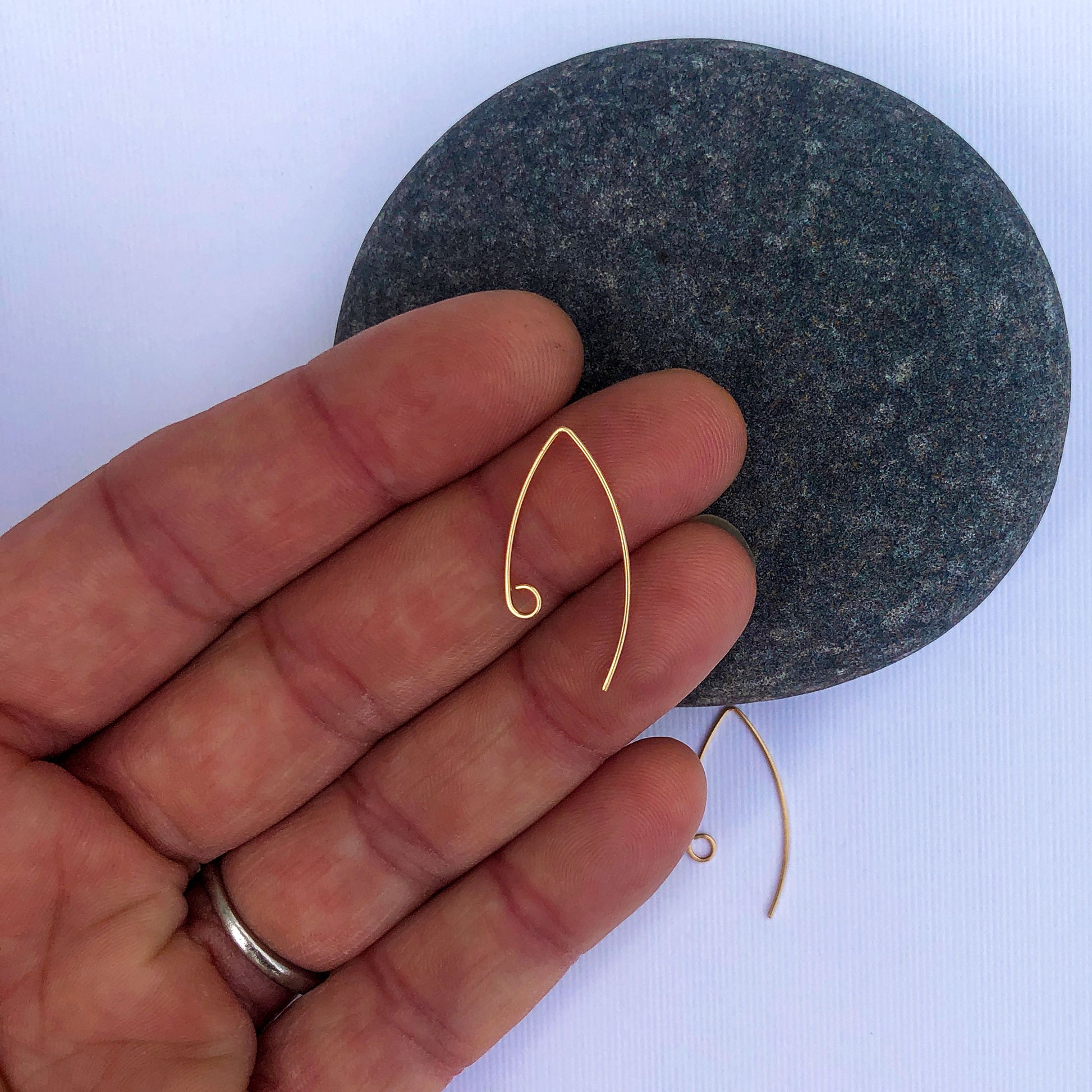 sustainable 14k gold ear wires by bettybrite