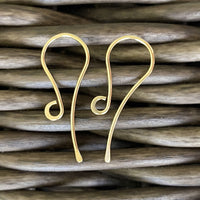 solid gold french ear wires