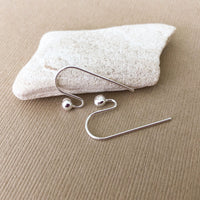 Sterling Silver Rounded Earring Wires – Betty Brite Findings