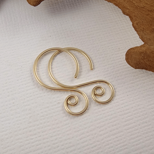 spiral ear wires