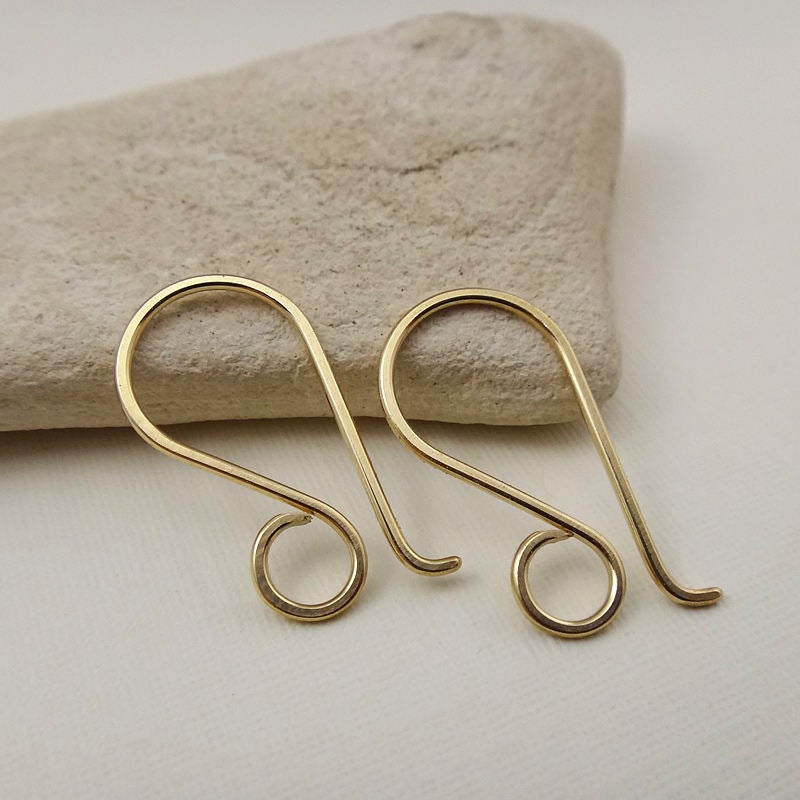 Gold Filled Big Loop Earwires