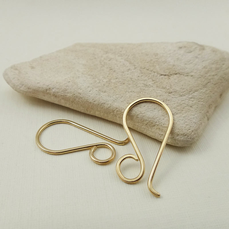 Gold Filled Big Loop Earwires