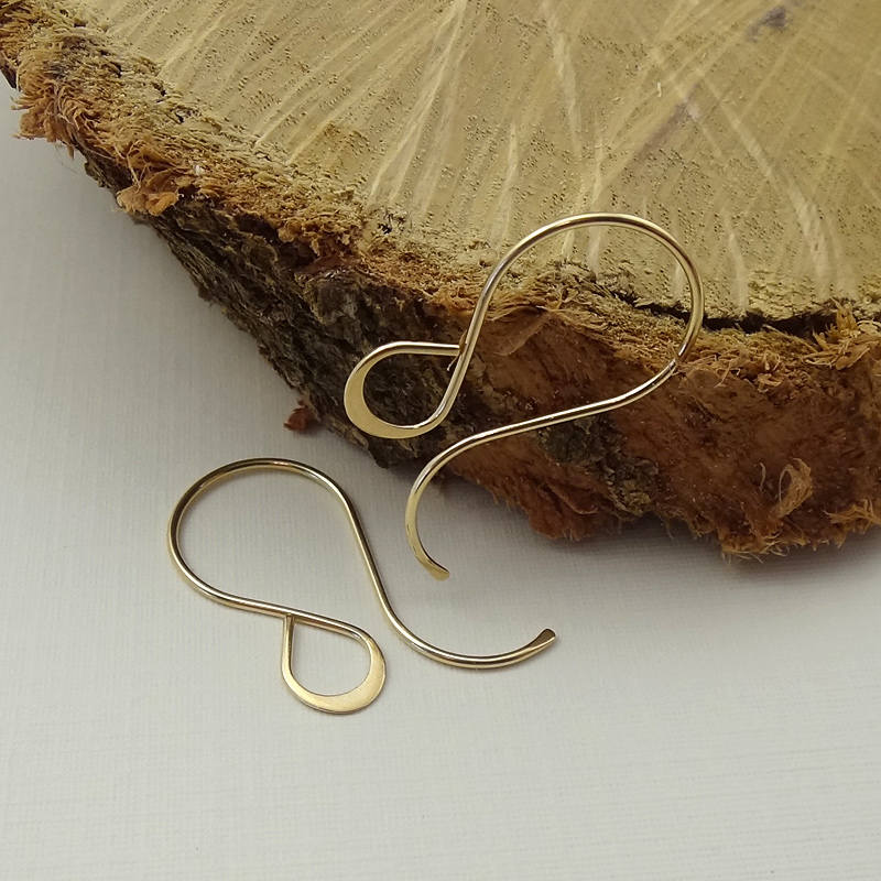 Gold Filled Fancy Teardrop Earwires