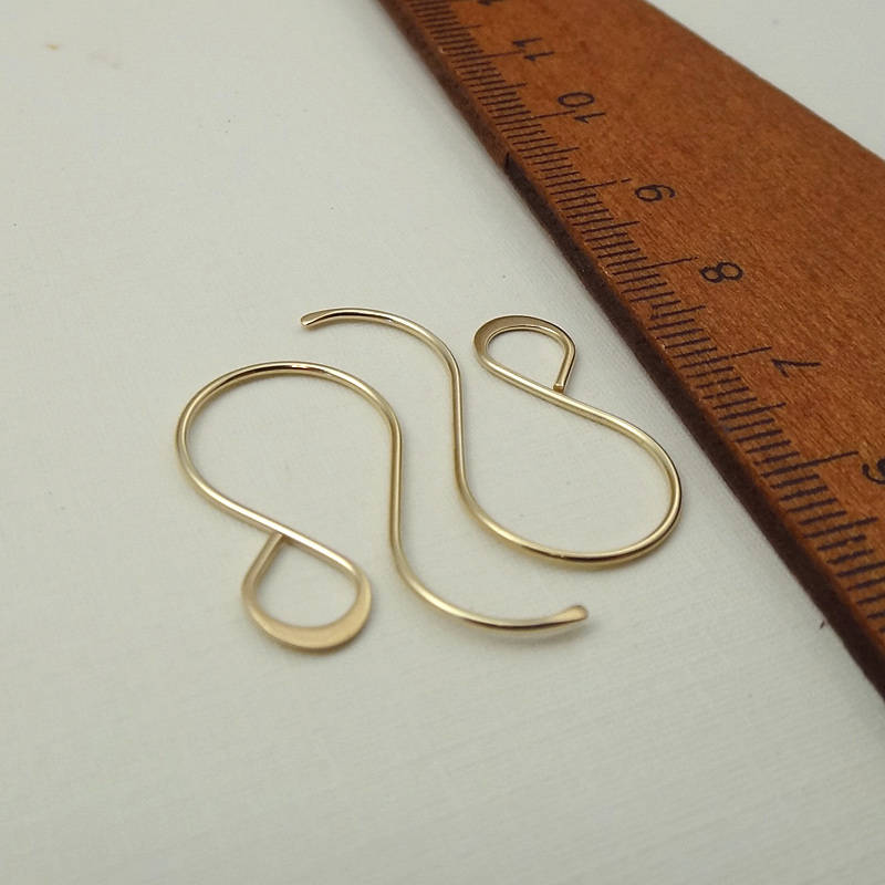 Gold Filled Fancy Teardrop Earwires