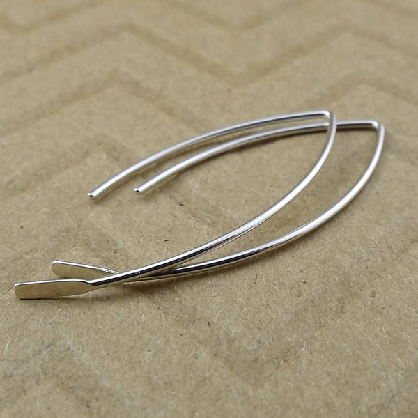 Sterling Silver Paddle Ear Wires