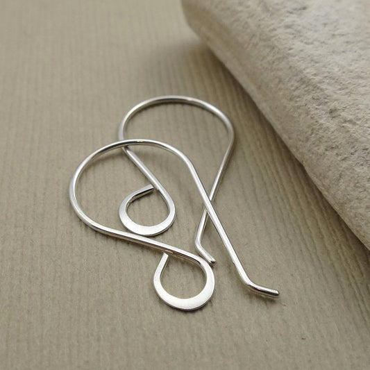 Sterling Silver Small Teardrop Ear Wires