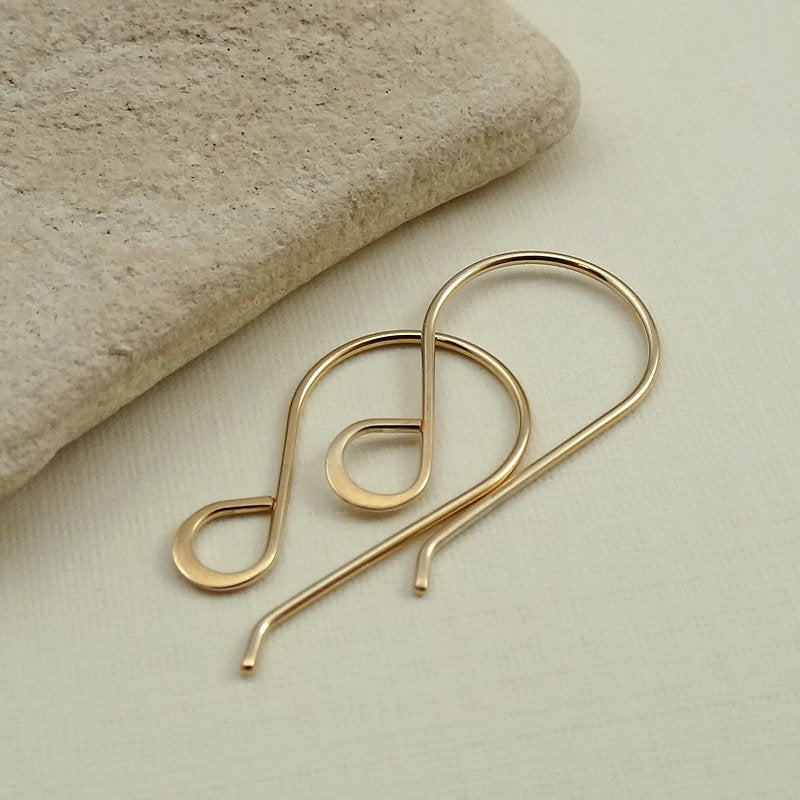 Gold Filled Small Teardrop Ear Wires