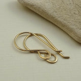 Gold Filled Small Teardrop Ear Wires