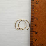 Gold Filled Small Hoop Ear Wires