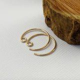 Gold Filled Small Hoop Ear Wires