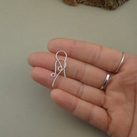 Sterling Silver French Flared Ear Wires