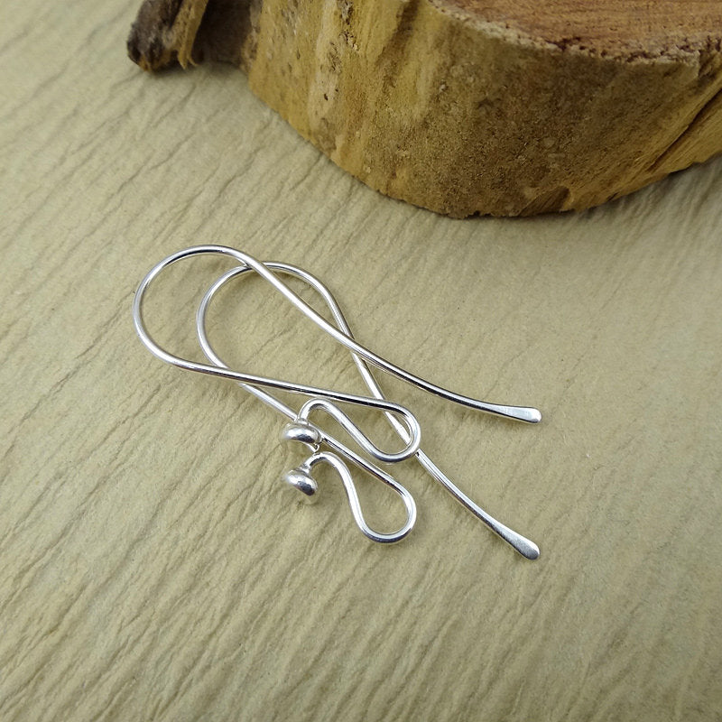 Argentium French Hook Earwires