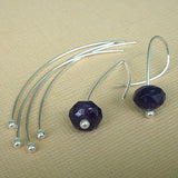 Argentium Ball Earwires - 2 inch