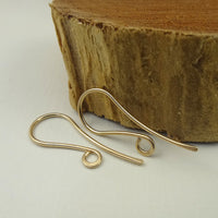 Gold Filled French Flared Ear Wires