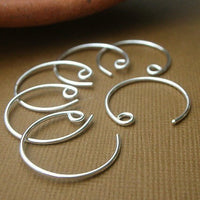 Sterling Silver Small Hoop Ear Wires