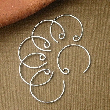 Sterling Silver Small Hoop Ear Wires