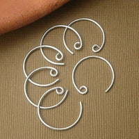 Sterling Silver Small Hoop Ear Wires