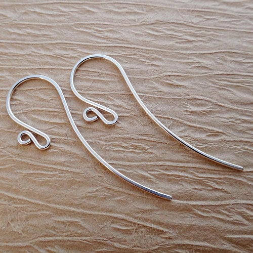 Sterling Silver Long Shepherds Ear wires