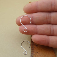 Sterling Silver Rounded Earring Wires