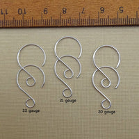 Sterling Silver Rounded Earring Wires