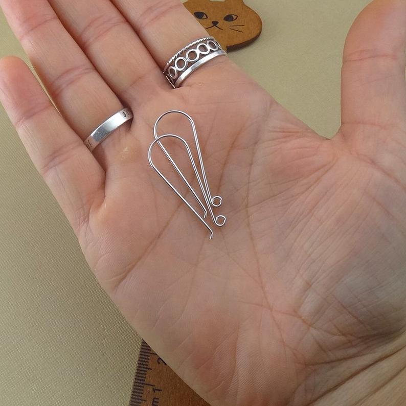 Sterling Silver FishHook Earwires